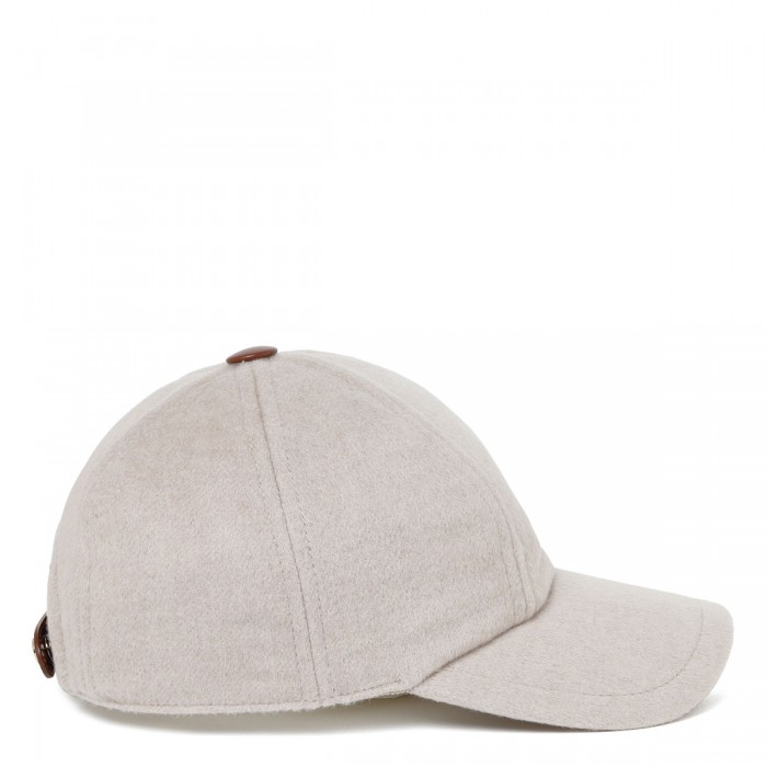 Cashmere baseball cap