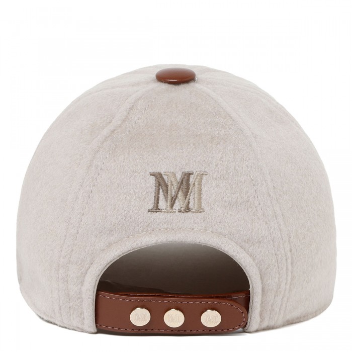 Cashmere baseball cap