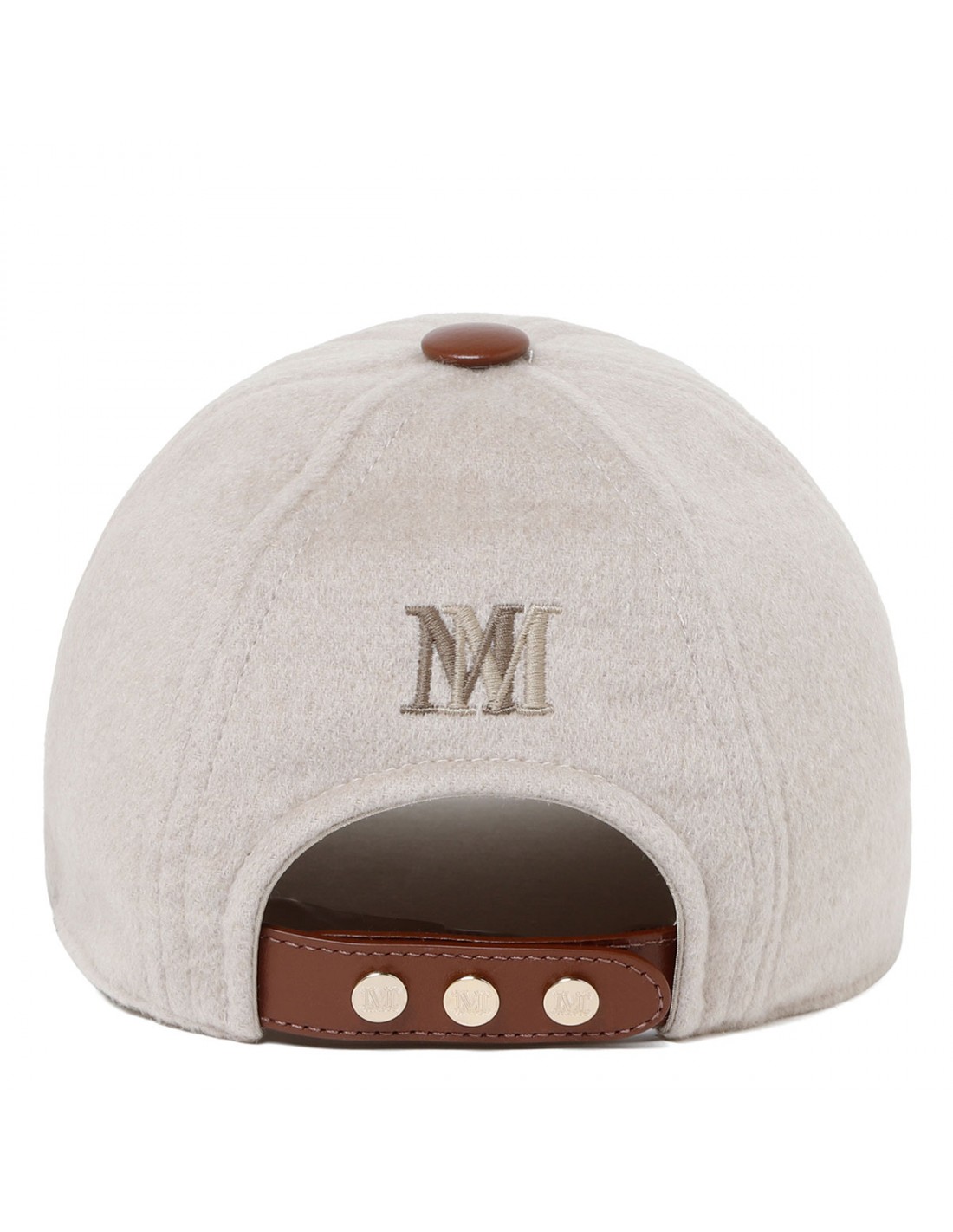 Cashmere baseball cap