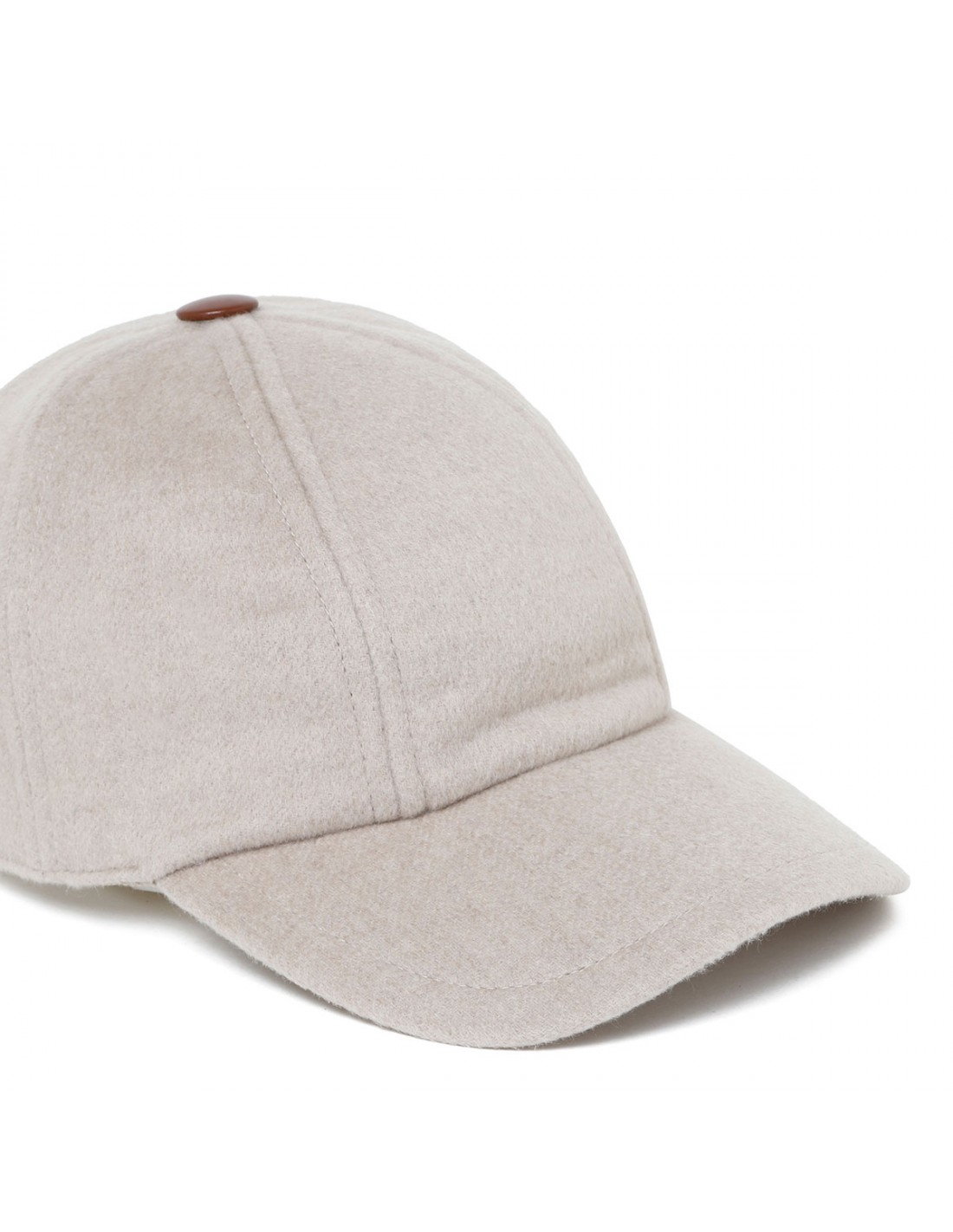 Cashmere baseball cap