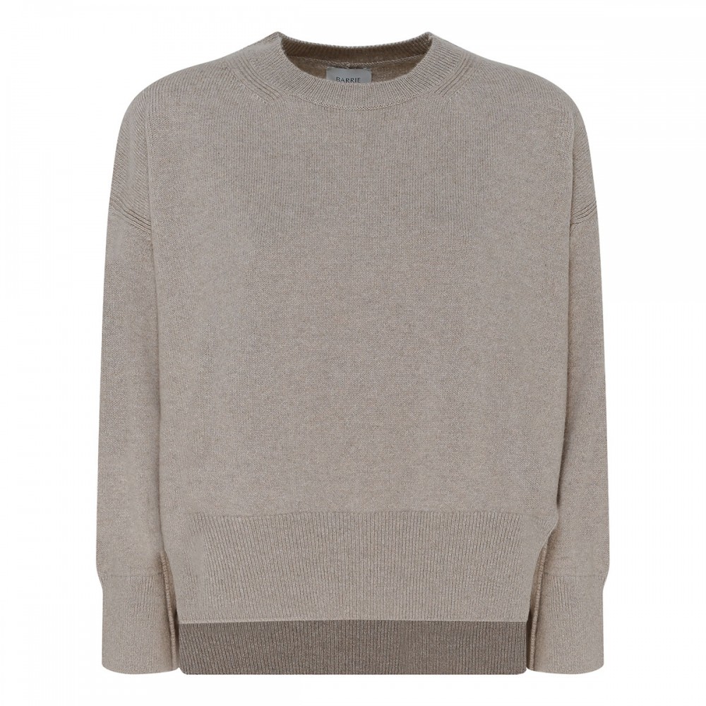 Moon dust hue cashmere pullover