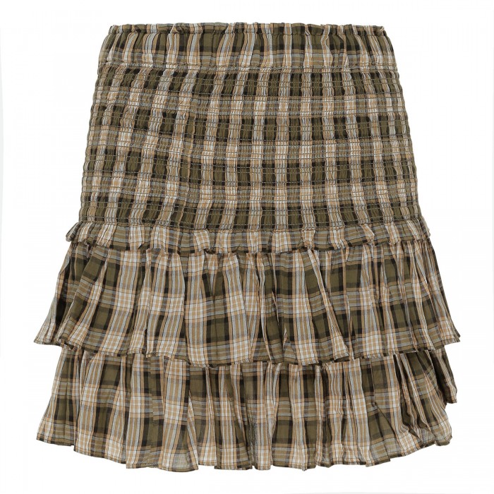 Naomi check mini skirt