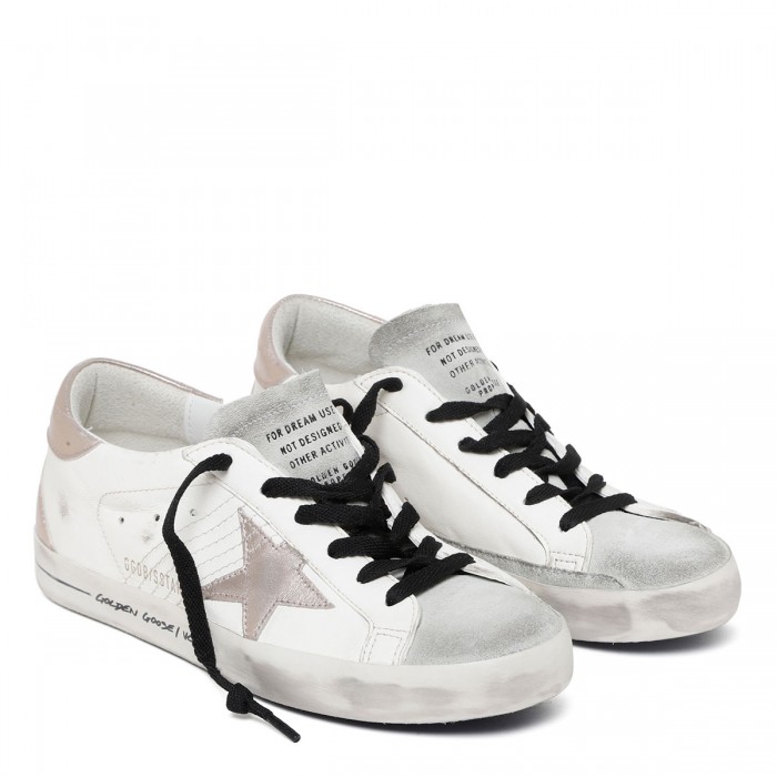 SuperStar white and quartz sneakers