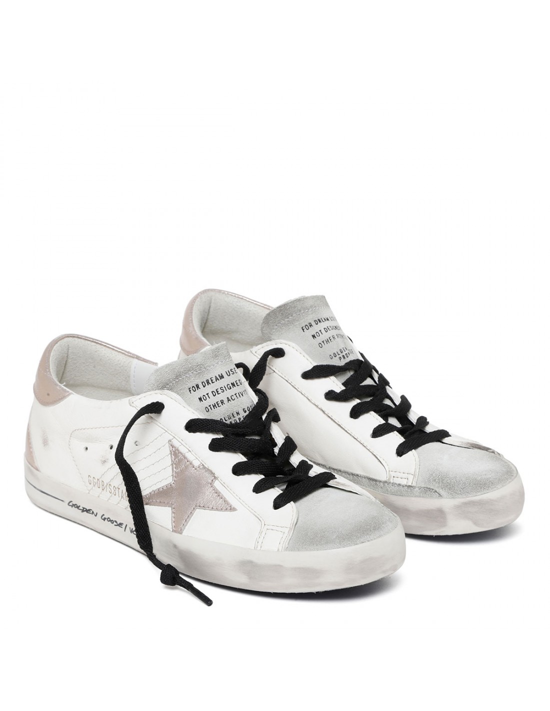 SuperStar white and quartz sneakers