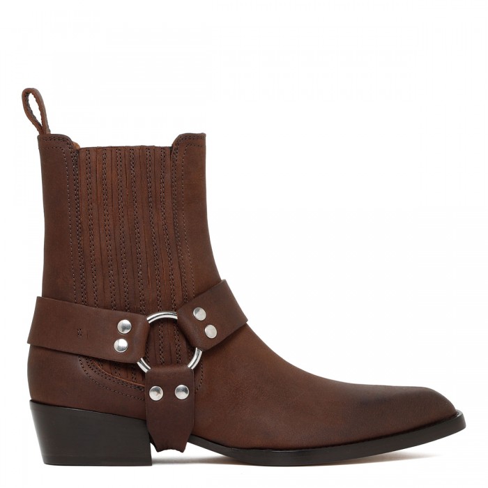 Helena brown booties