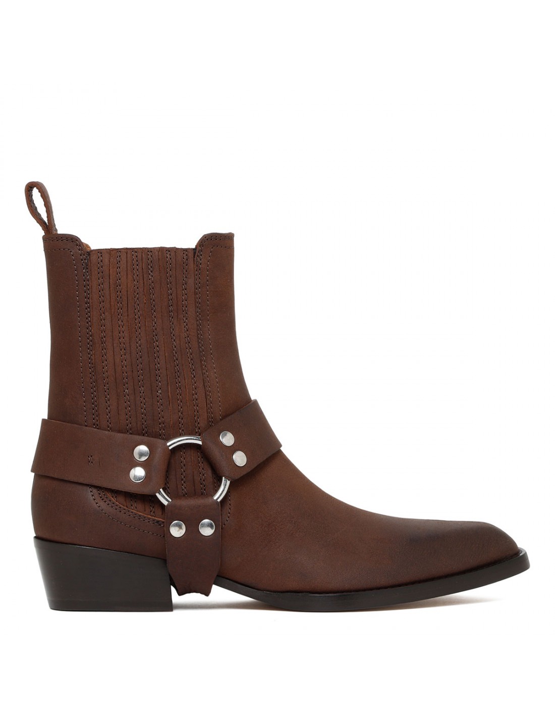 Helena brown booties