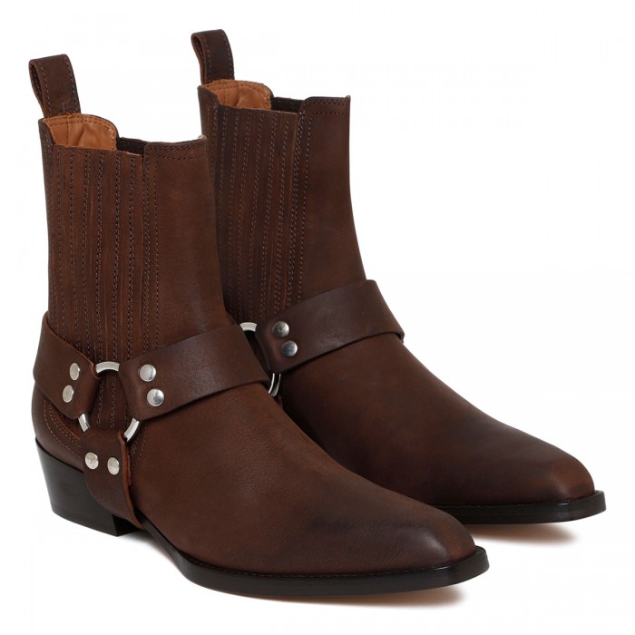 Helena brown booties