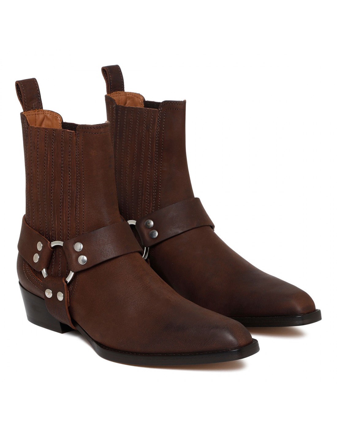 Helena brown booties