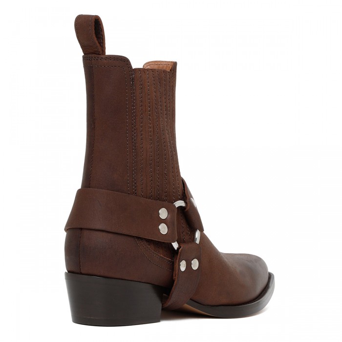 Helena brown booties