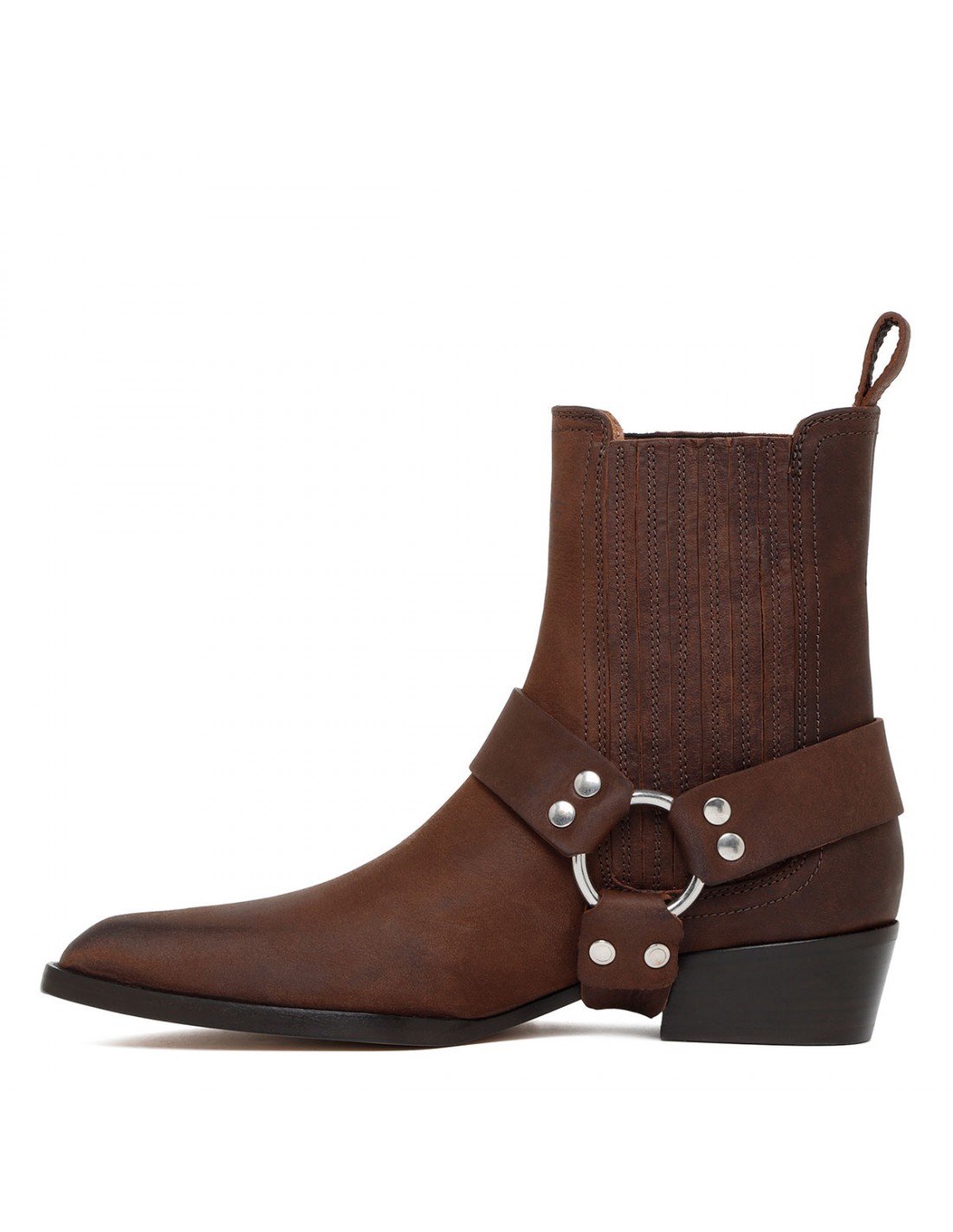 Helena brown booties