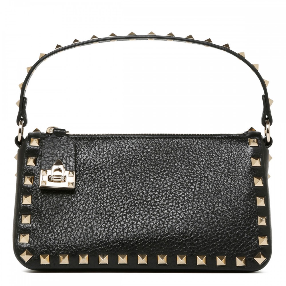 Rockstud black small shoulder bag