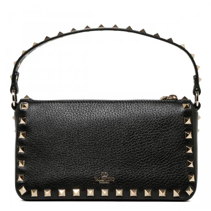 Rockstud black small shoulder bag