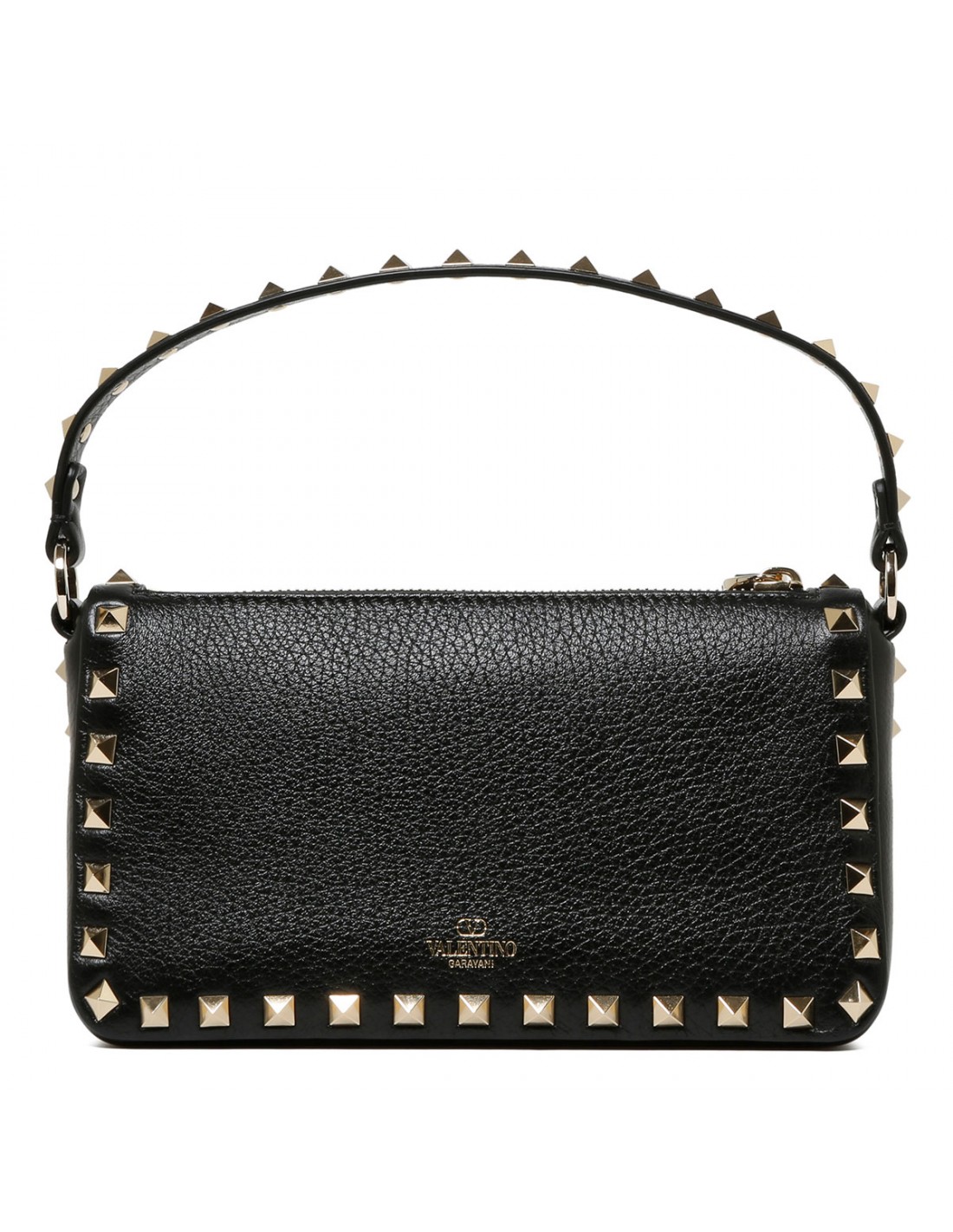 Rockstud black small shoulder bag