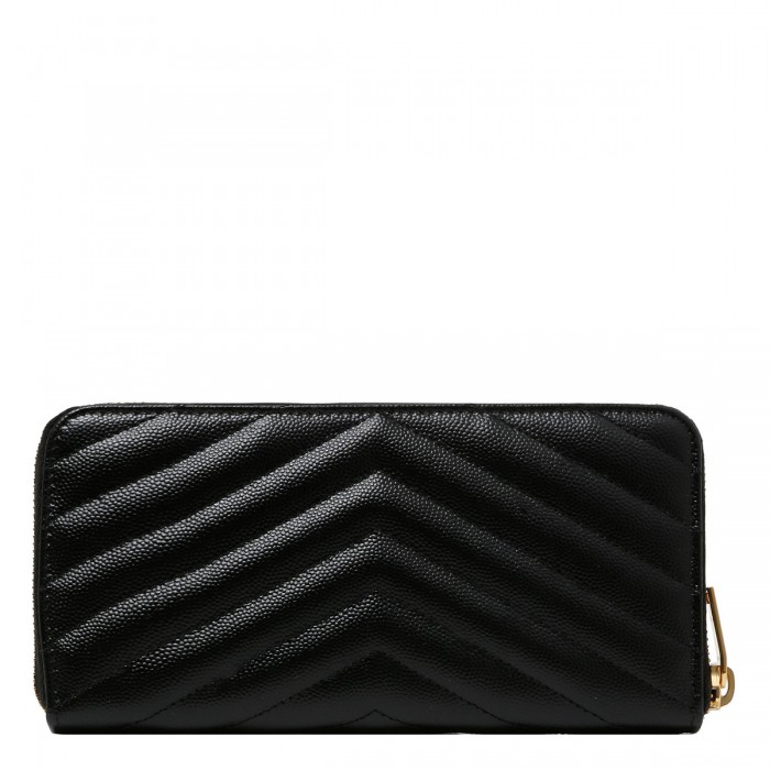 Cassandre matelassé zip around wallet