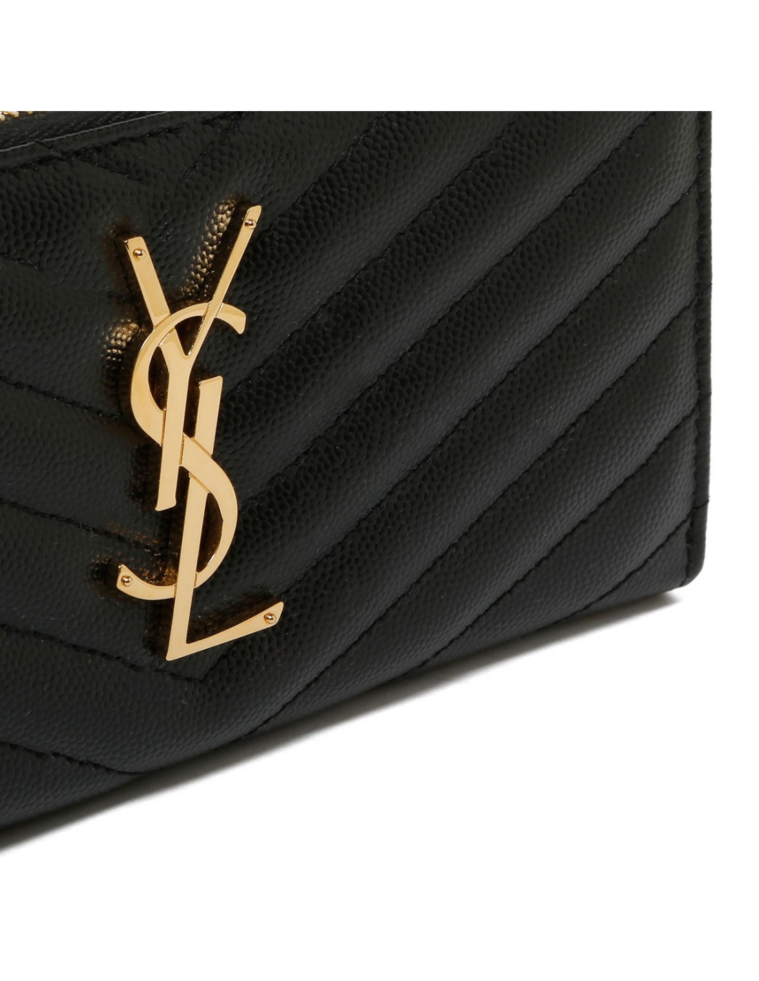 Cassandre matelassé zip around wallet