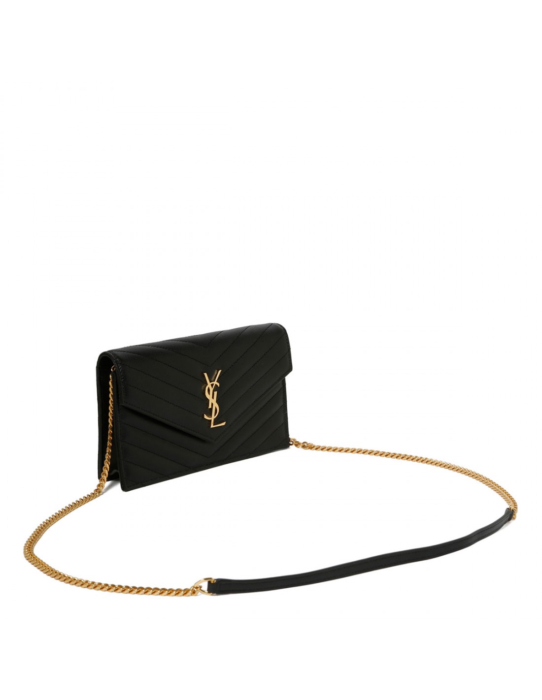 Cassandre matelassé chain wallet