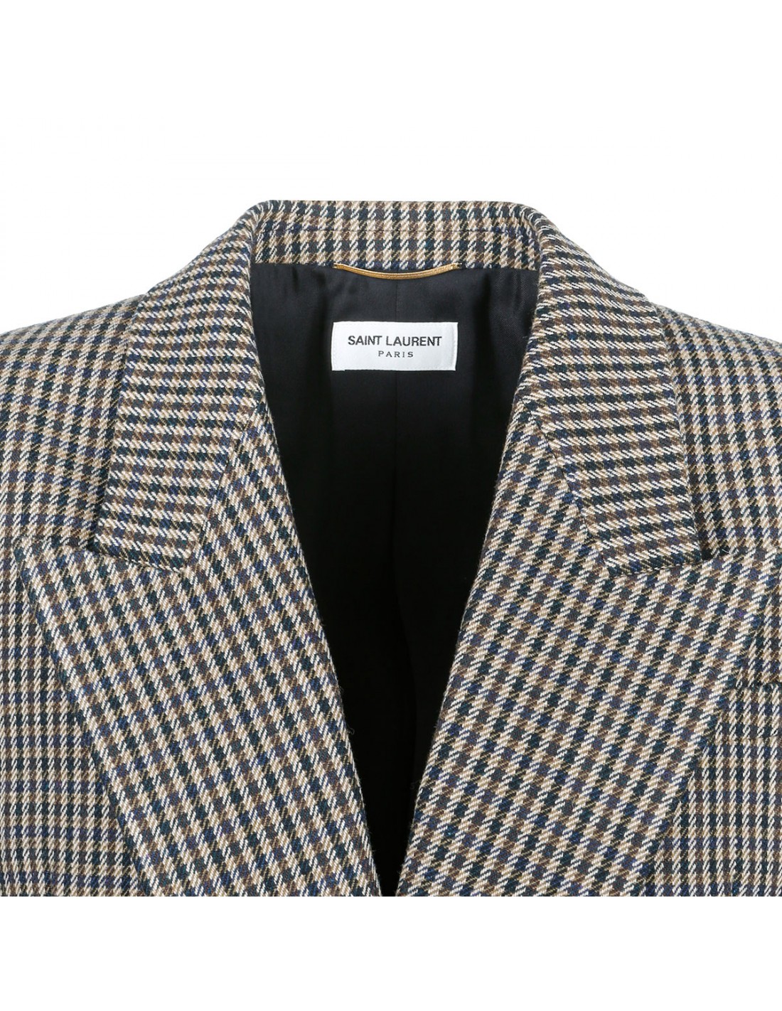 Vichy wool blazer