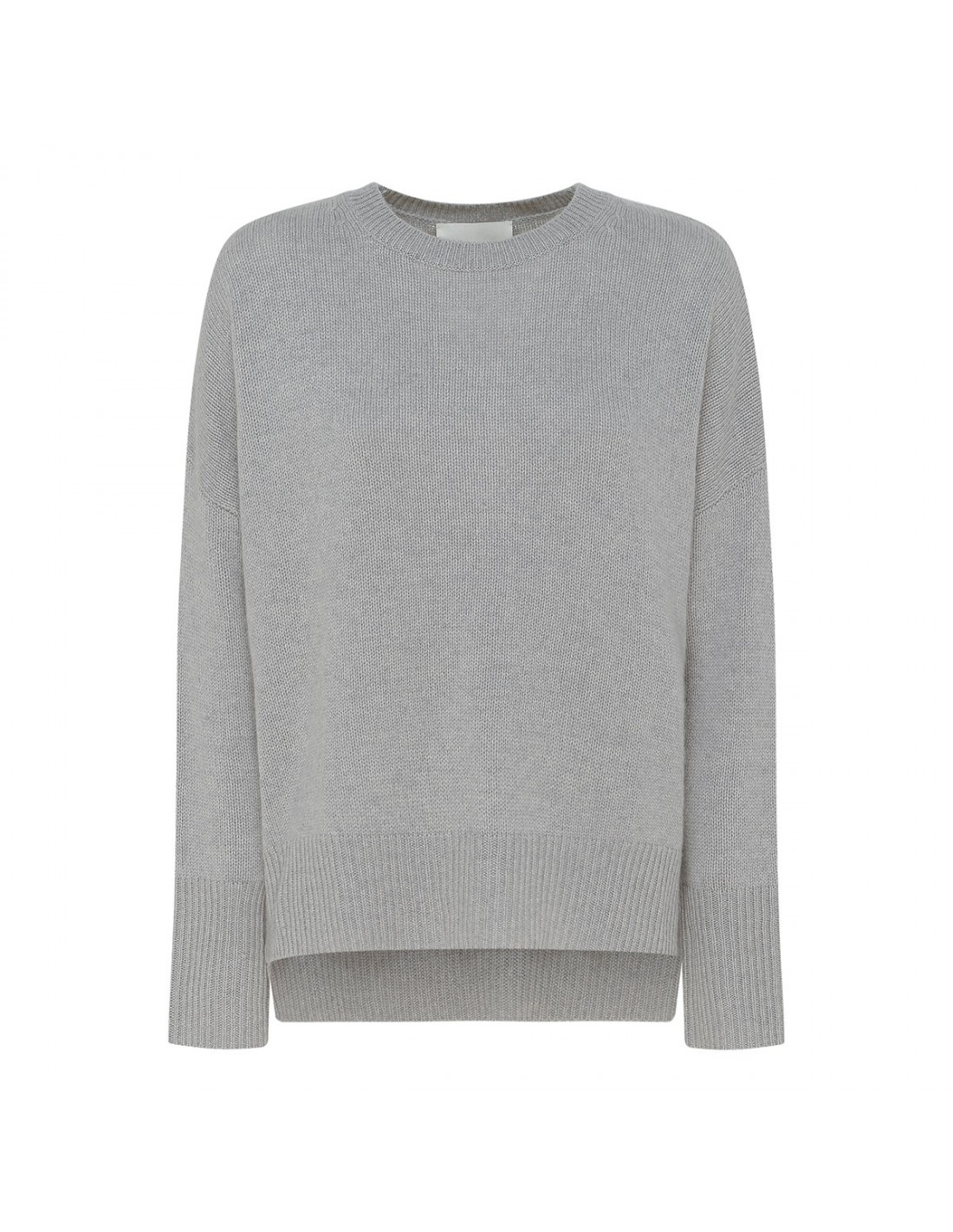 Mila dove-gray cashmere sweater