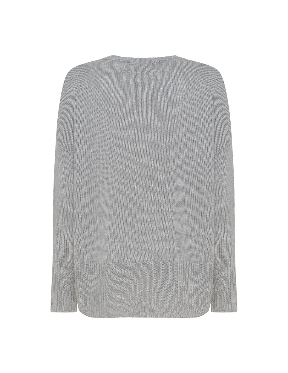 Mila dove-gray cashmere sweater