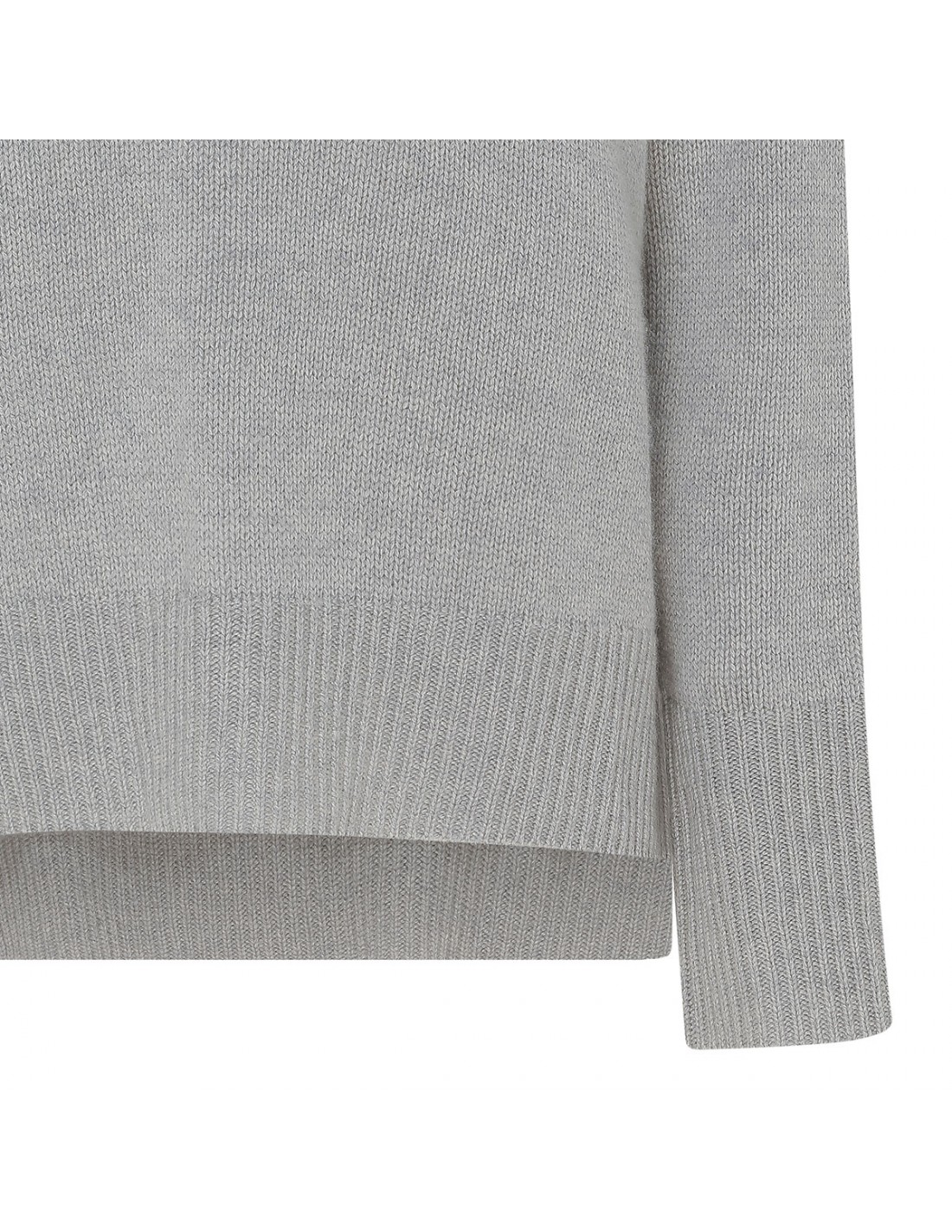 Mila dove-gray cashmere sweater