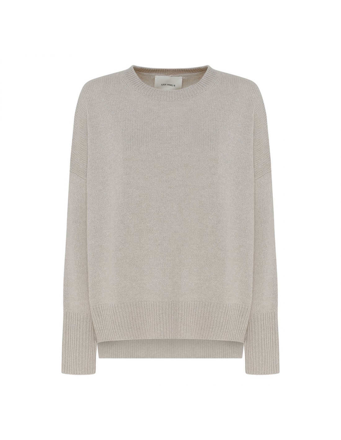 Mila sand-hue cashmere sweater