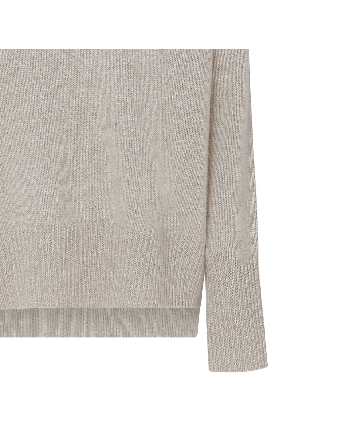 Mila sand-hue cashmere sweater