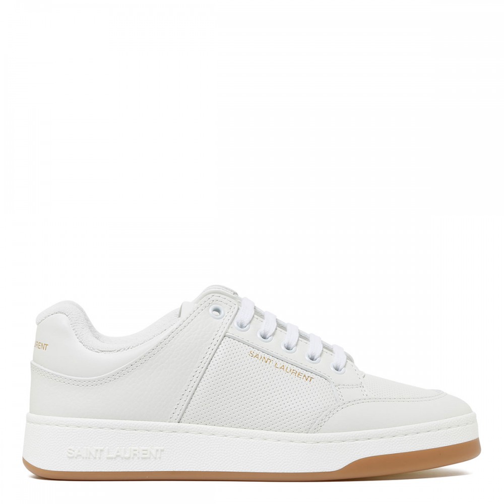 SL61 white leather sneakers