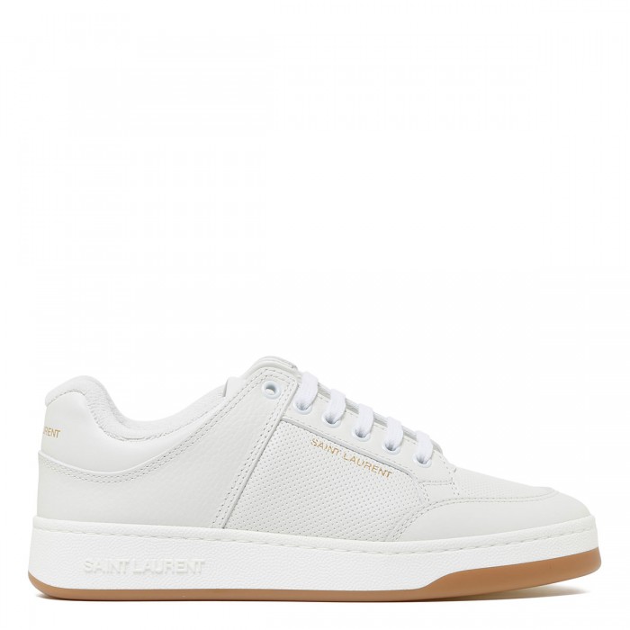 SL61 white leather sneakers