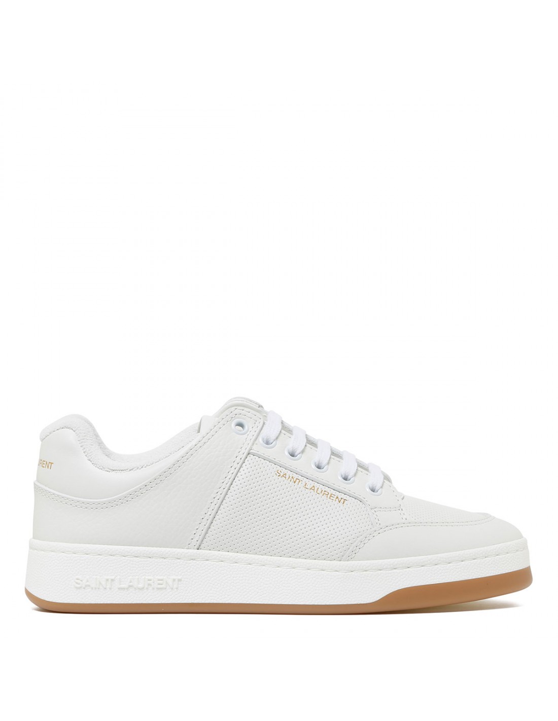 SL61 white leather sneakers