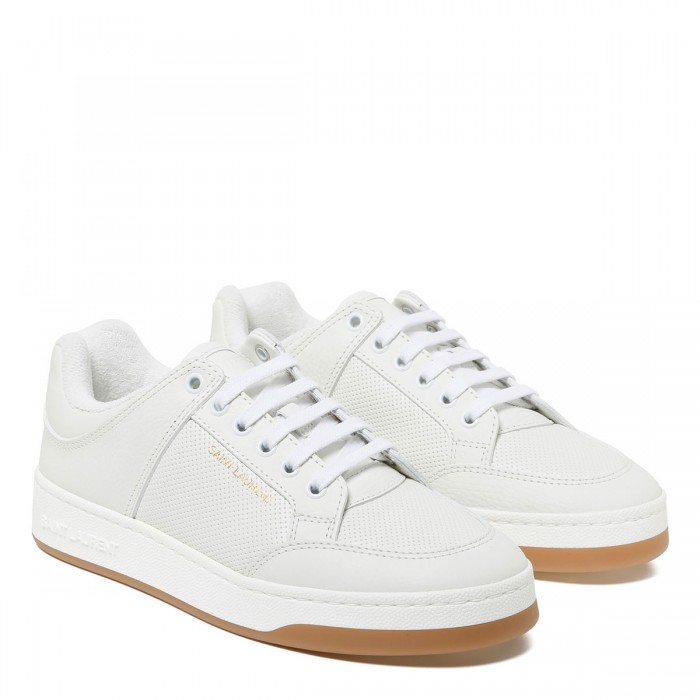 SL61 white leather sneakers