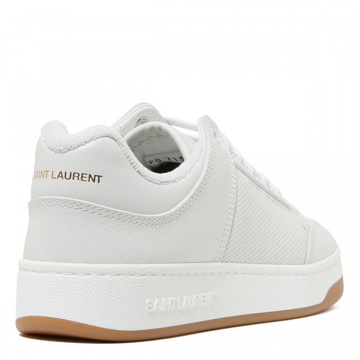 SL61 white leather sneakers