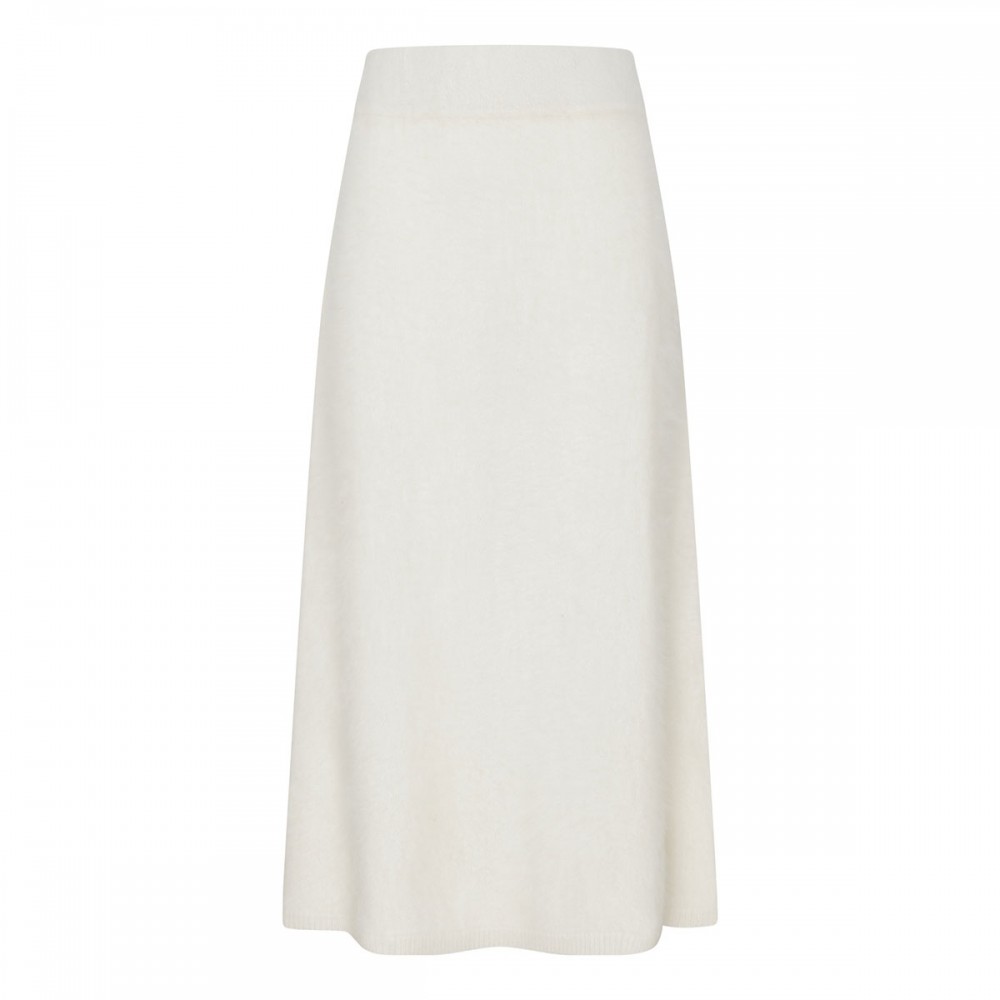 Asta cream hue knitted skirt