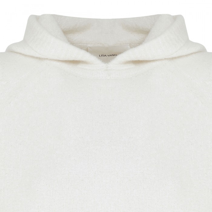 Ivy cream hue hooded sweater