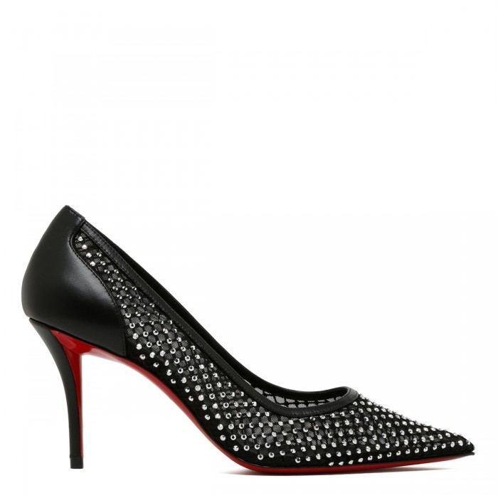 Apostropha mesh strass pumps