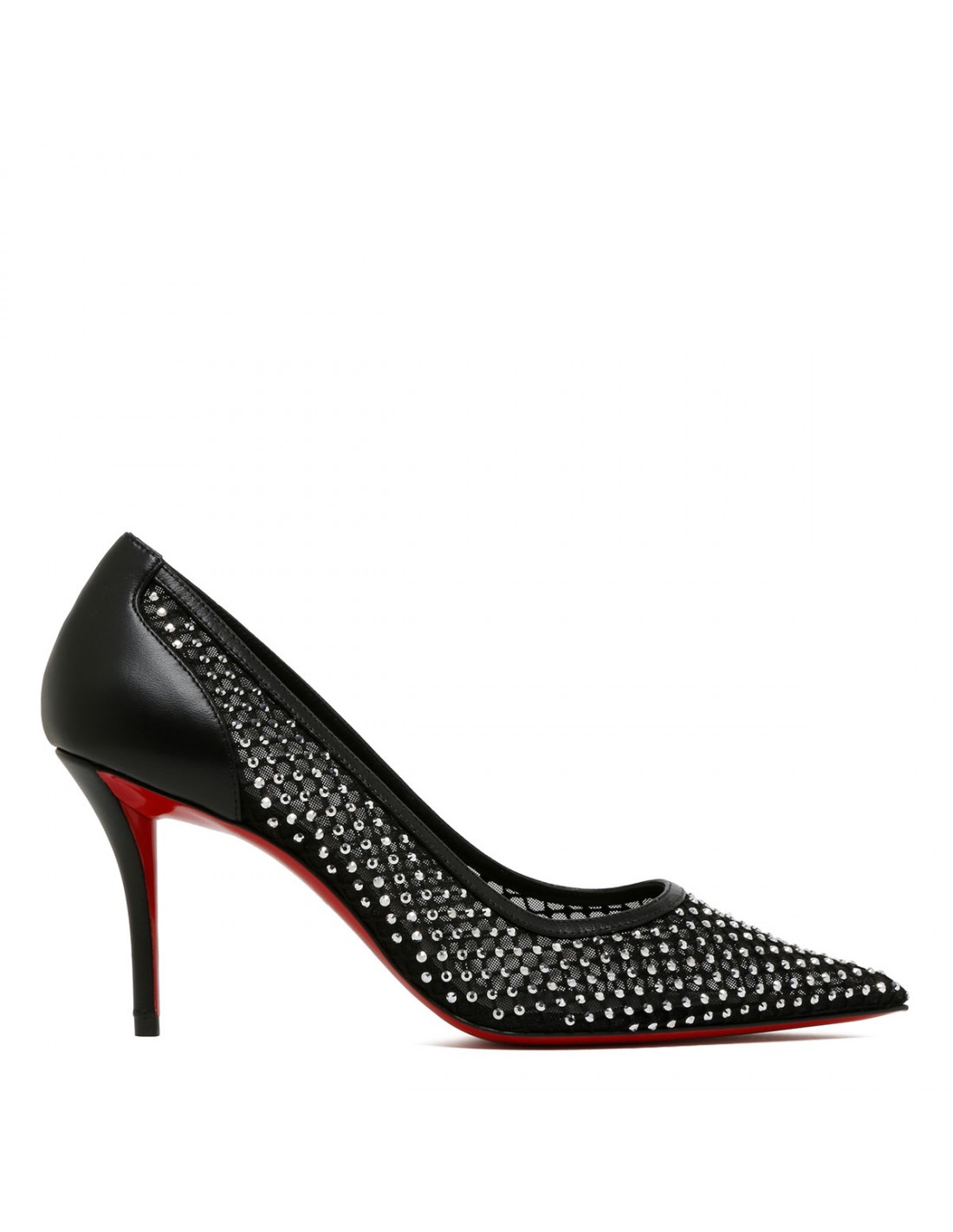 Apostropha mesh strass pumps