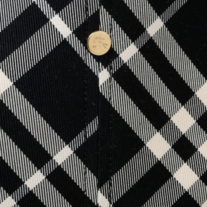 Medium check tote