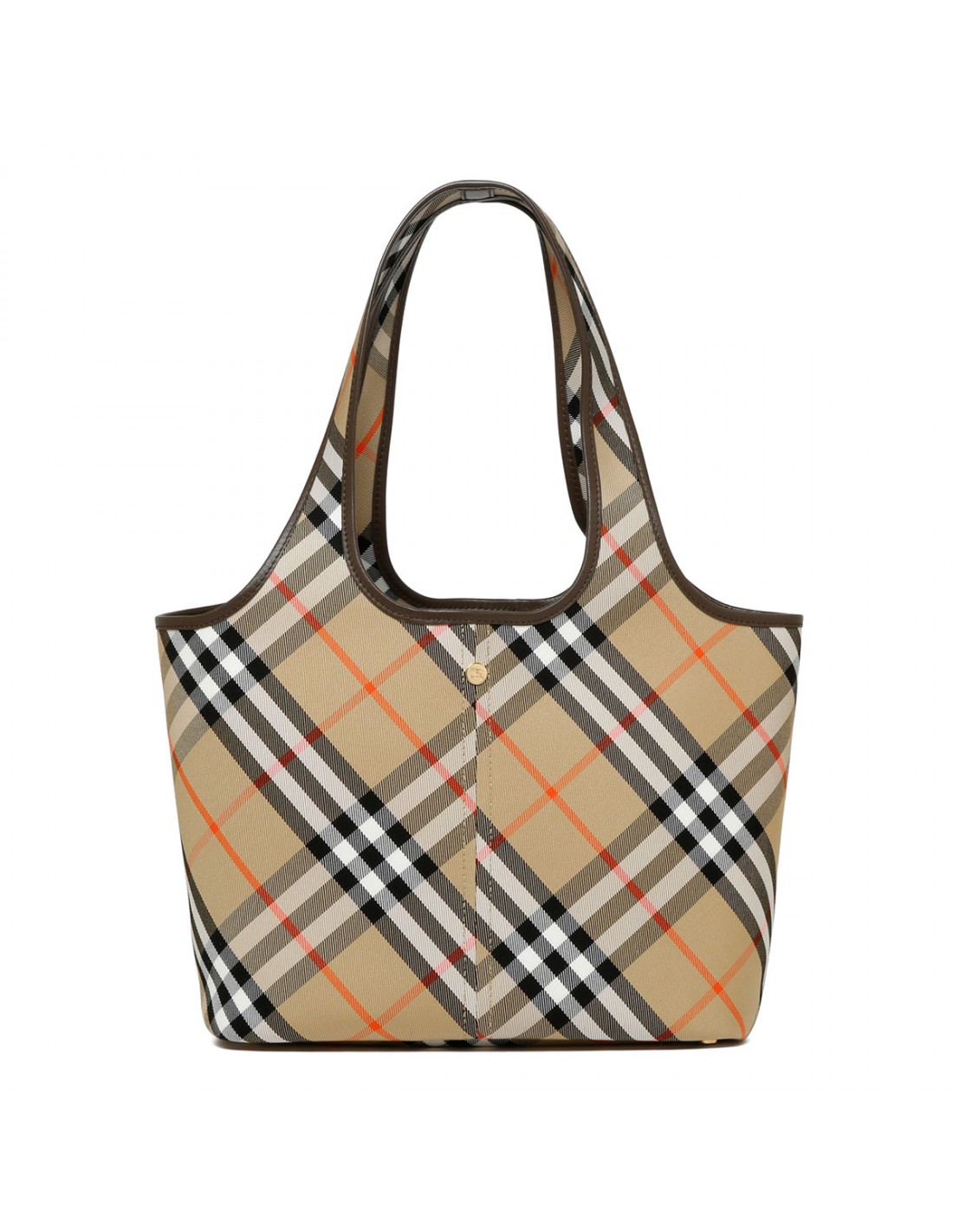 Small check tote