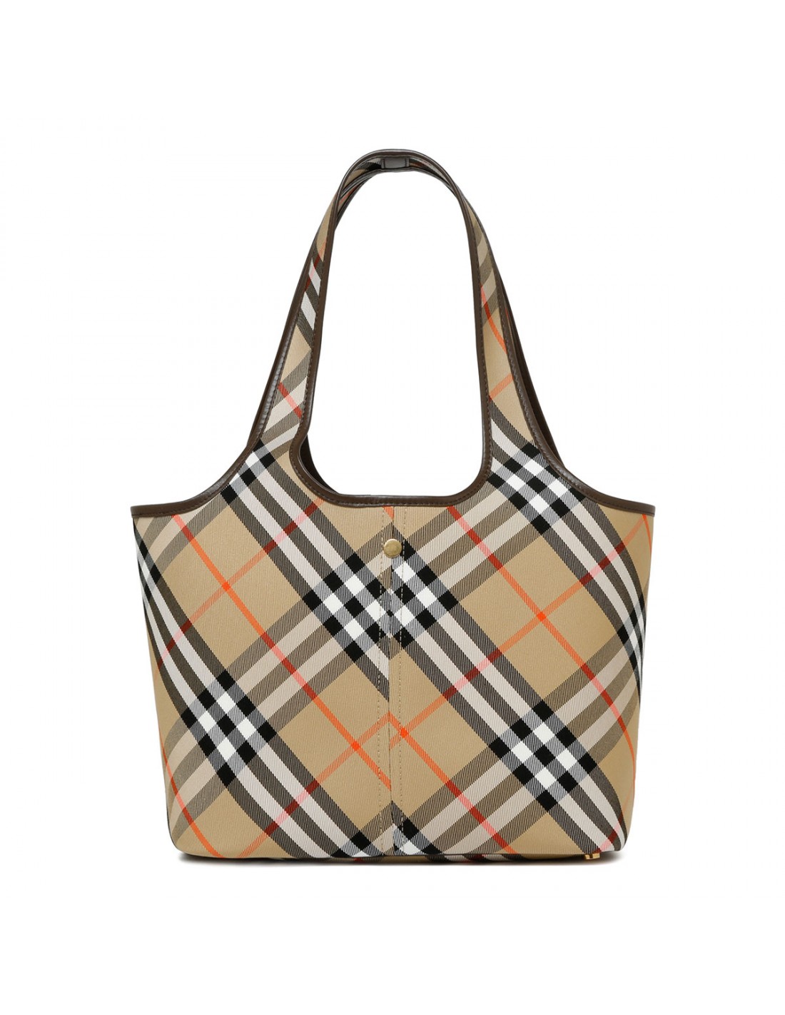 Small check tote