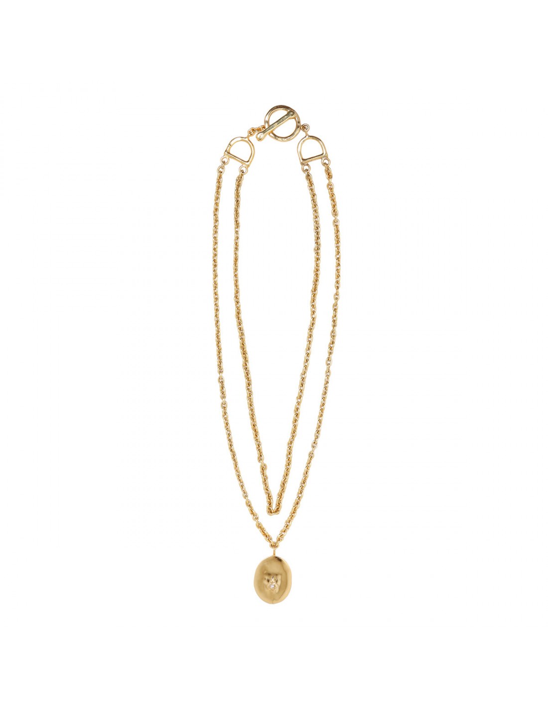 Bocca charm necklace