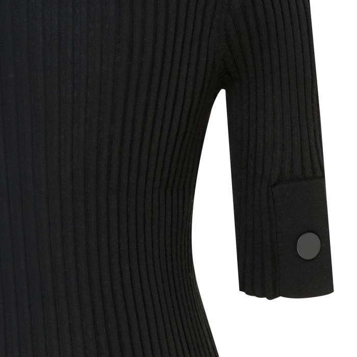 Snap elbow sweater