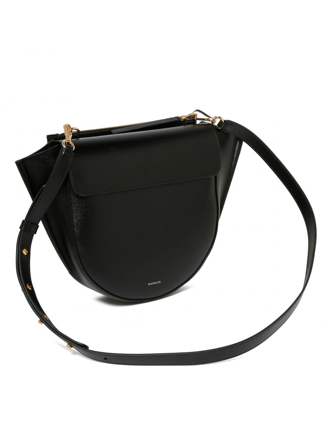 Hortensia medium black bag