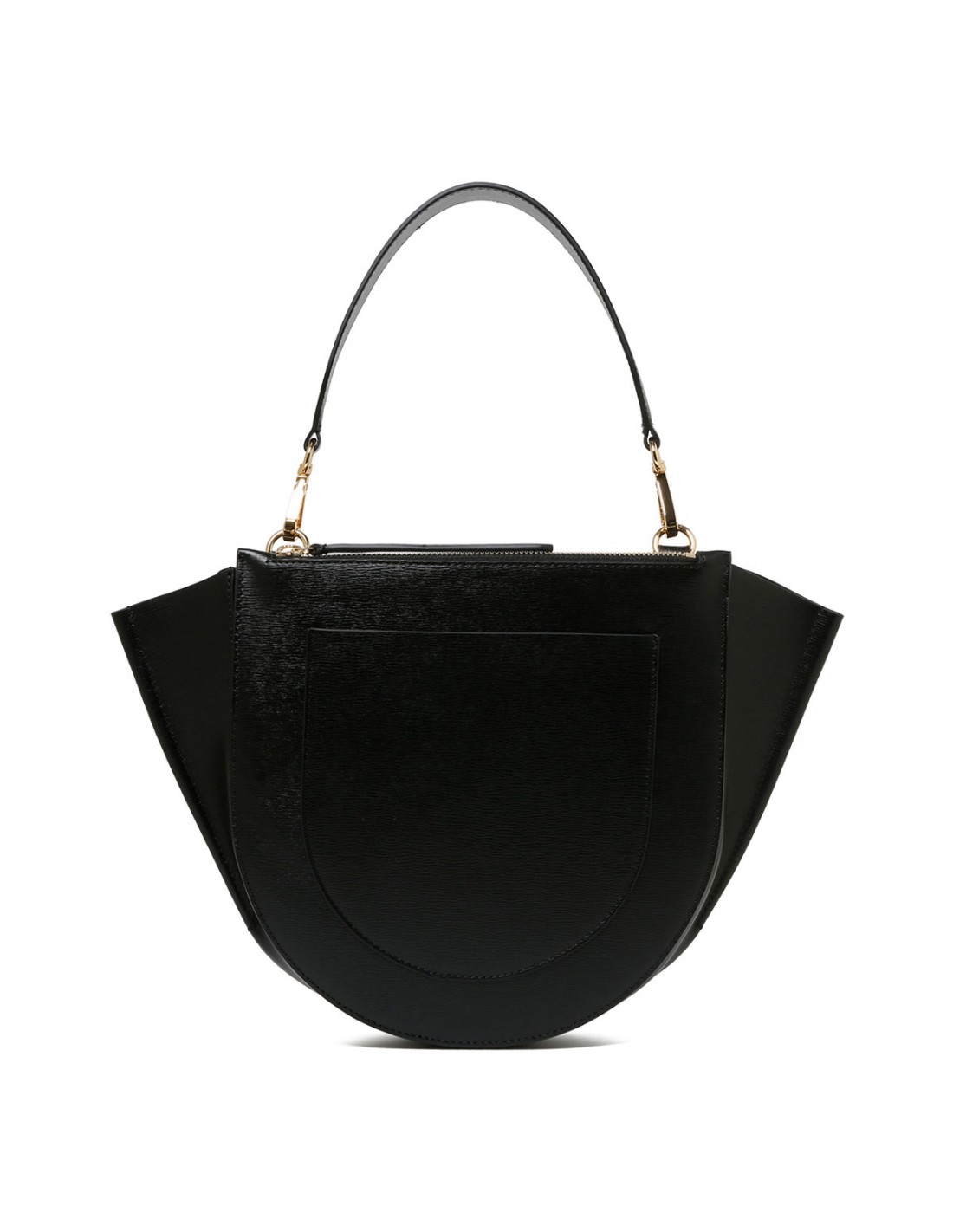 Hortensia medium black bag