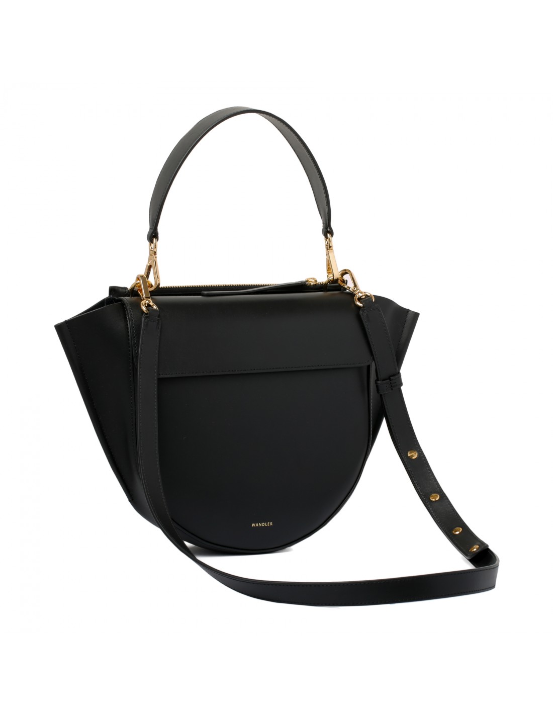 Hortensia medium black bag