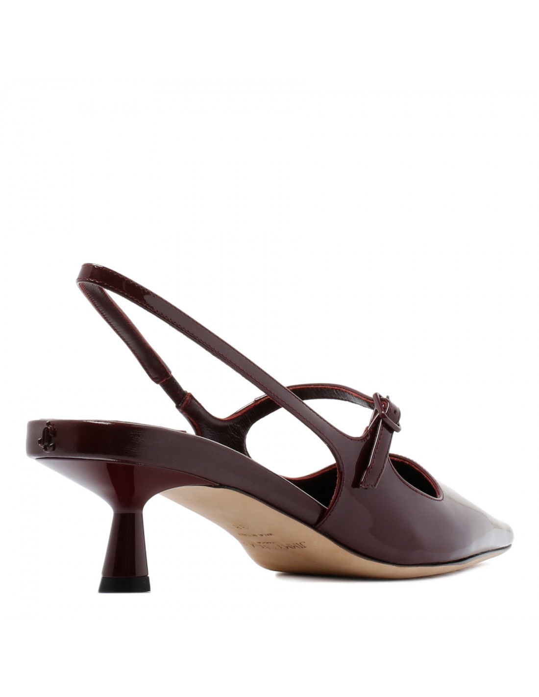 Didi 45 garnet-hue patent slingback...