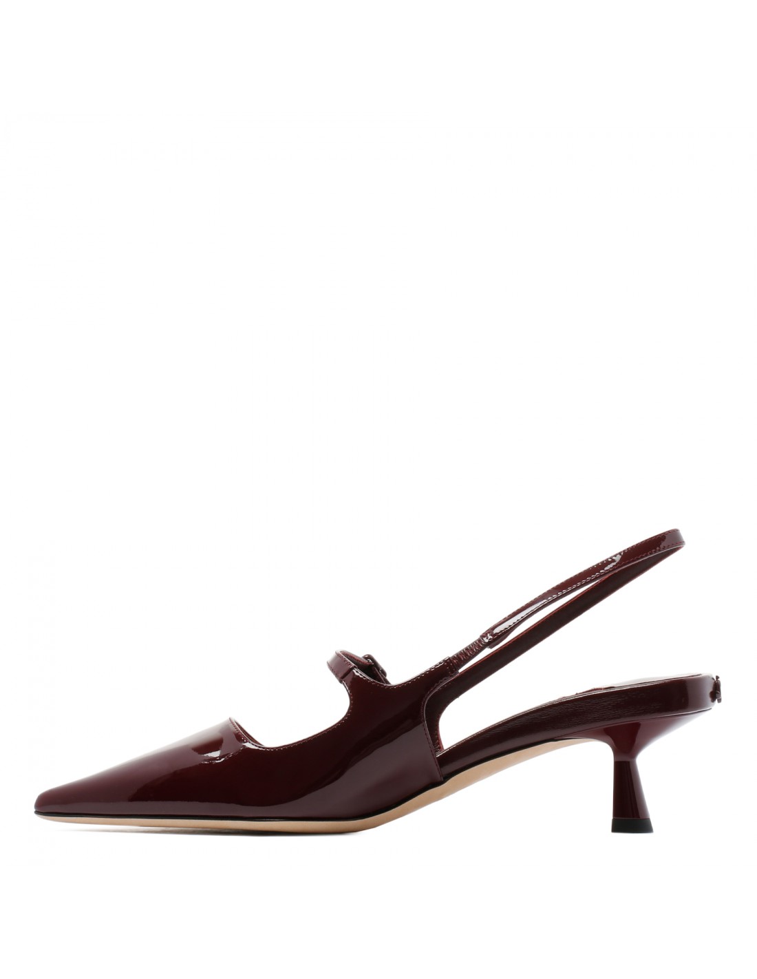 Didi 45 garnet-hue patent slingback...