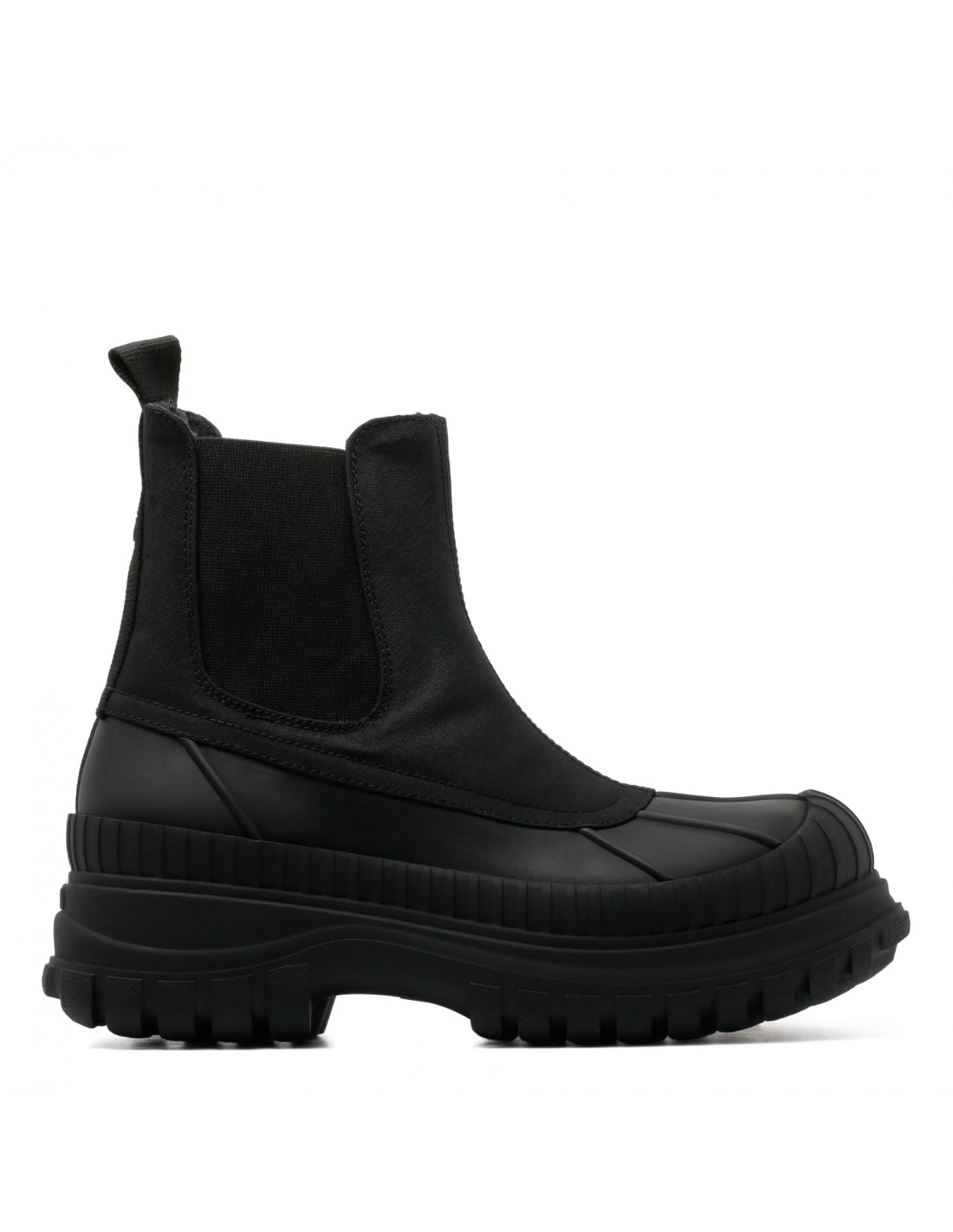 Black outdoor Chelsea boots