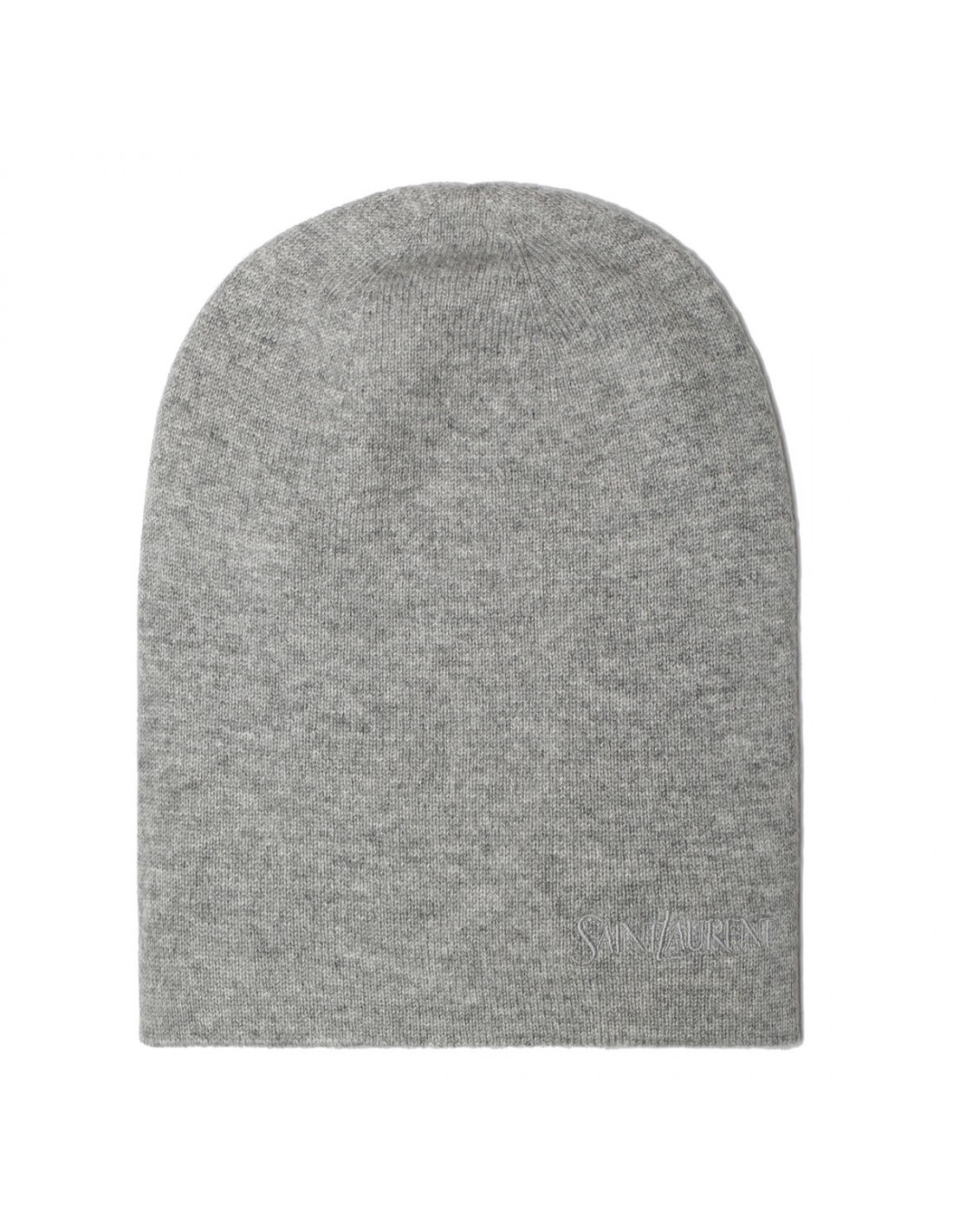 Graphite gray cashmere beanie