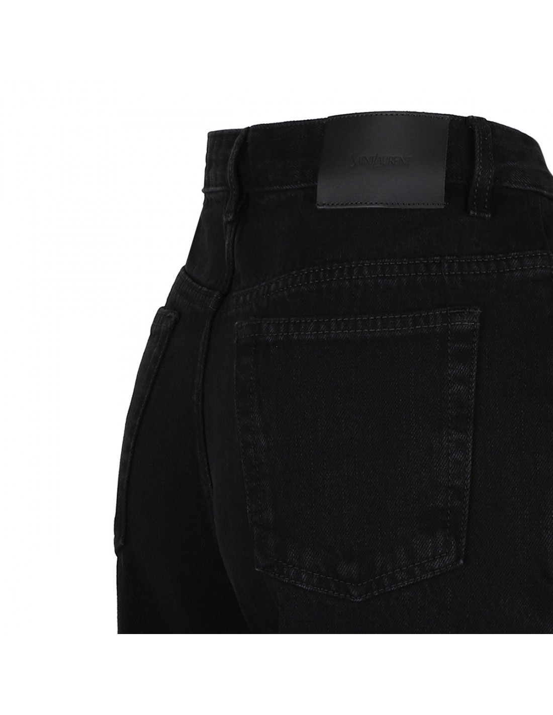 Carbon black denim jeans