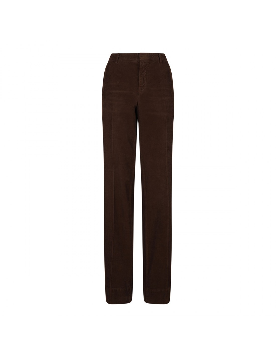 Dark chocolate hue corduroy pants