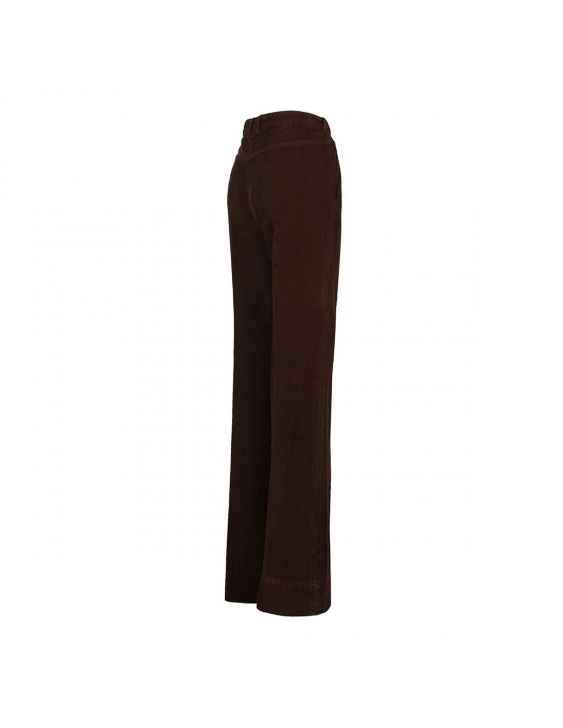 Dark chocolate hue corduroy pants